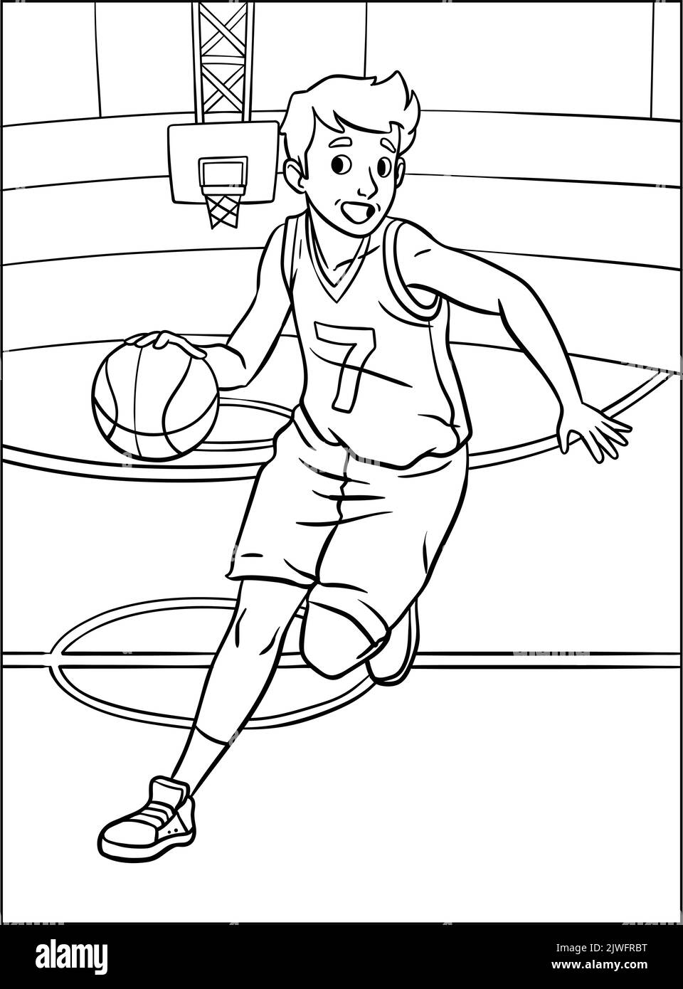 Juego de baloncesto para niños Imágenes vectoriales de stock - Alamy