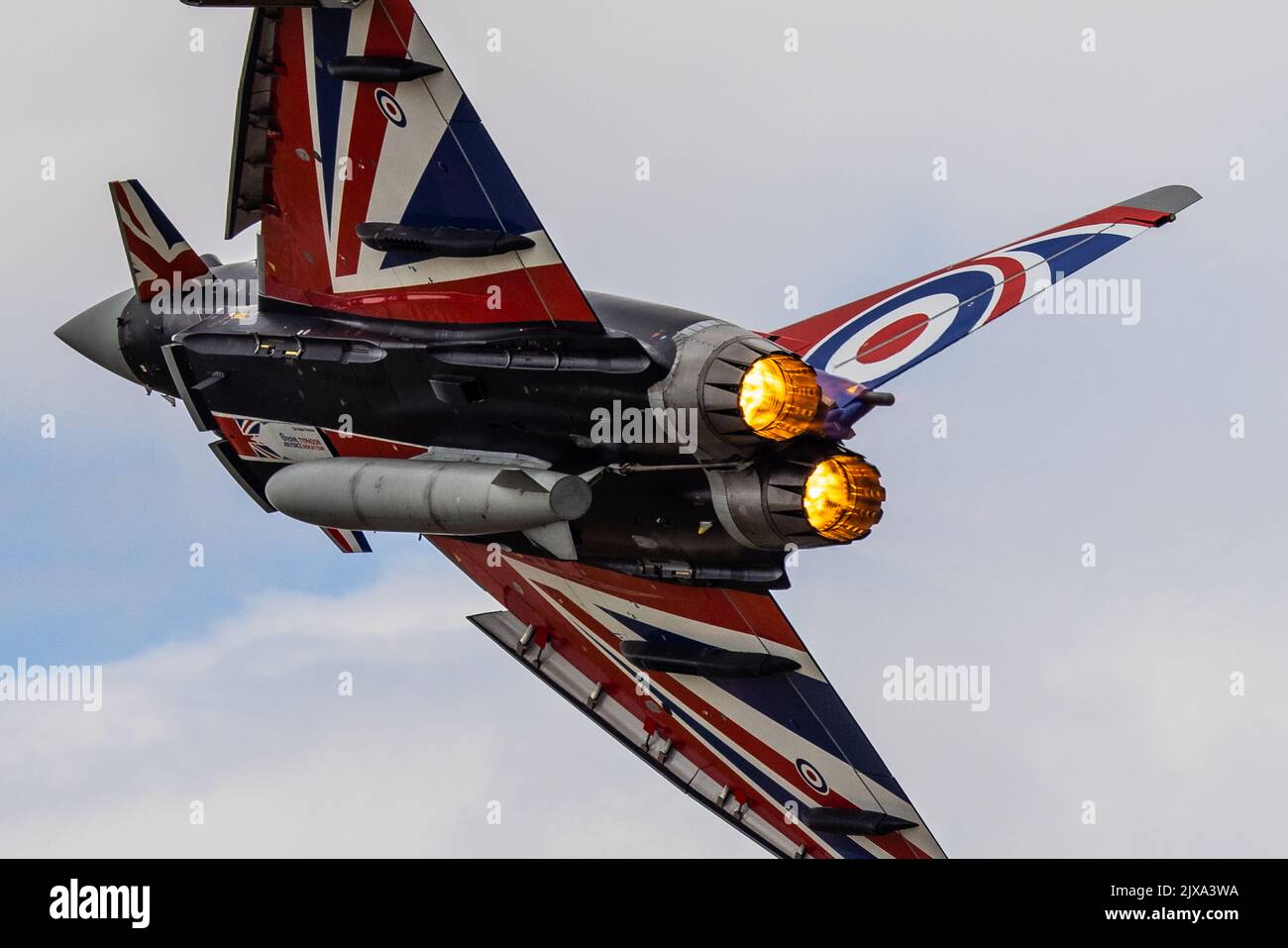 RAF Typhoon - Blackjack Foto de stock