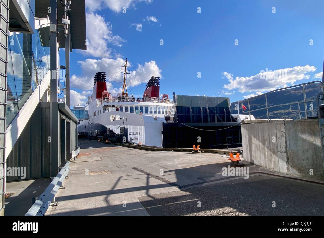 Ferry de Calmac, Ullapool, Highlands Escocia Foto de stock