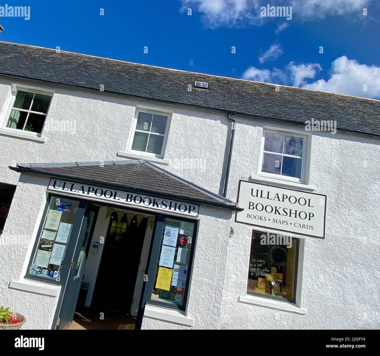 Ullapool Book Shop, Ullapool, Highlands, Escocia Foto de stock