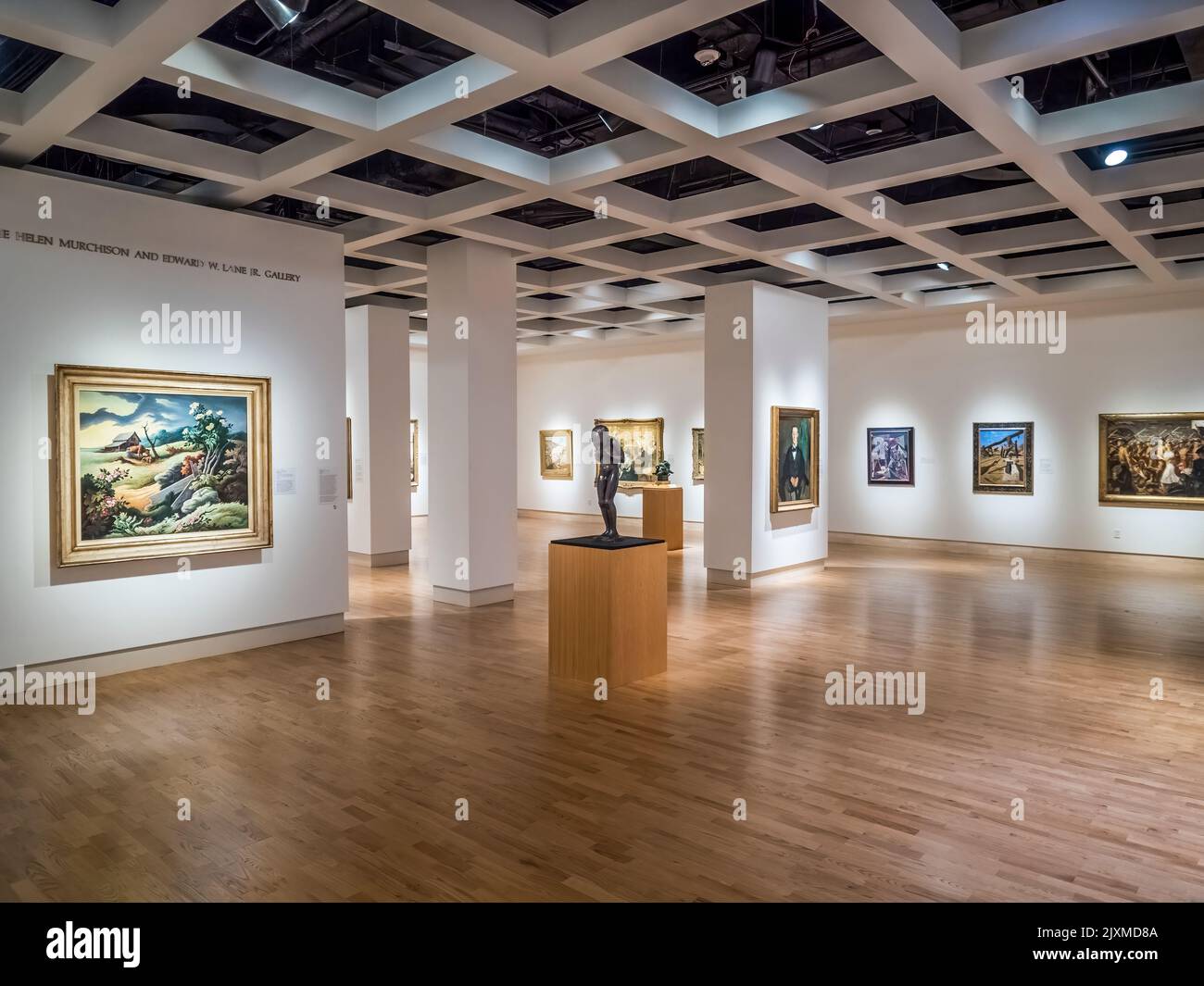 Exposiciones interiores en el Museo y Jardines Cummer de Jacksonville, Florida, EE.UU Foto de stock