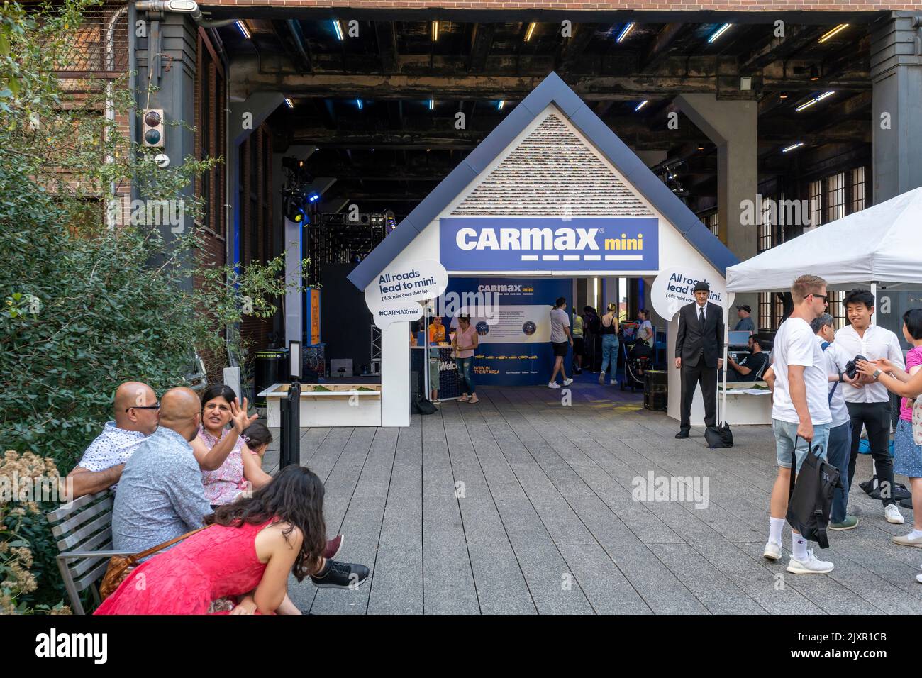 Activación de marca en el High Line Park en Nueva York para el mercado