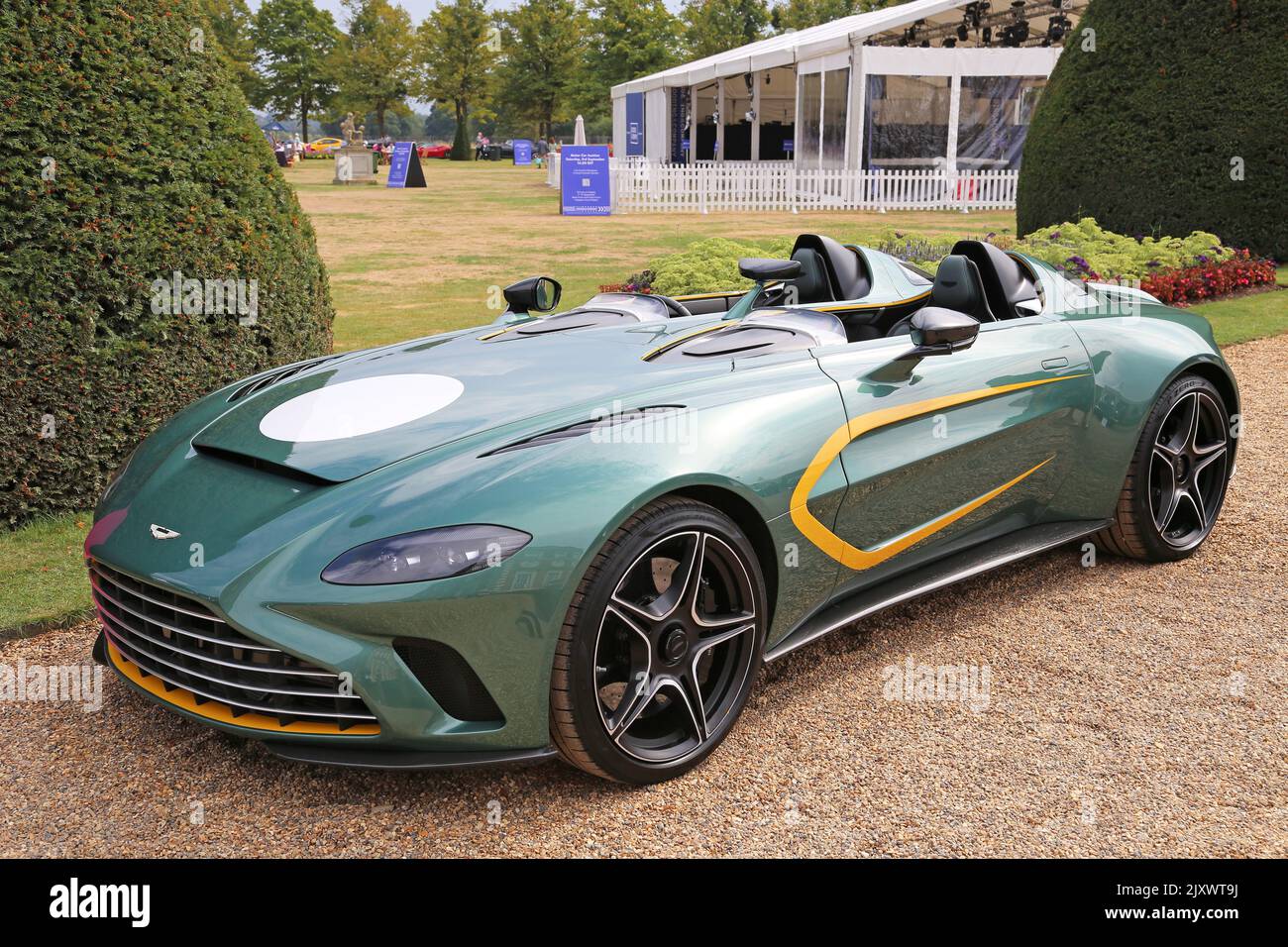 Aston Martin V12 Speedster (2022). Concours of Elegance 2022, Hampton Court Palace, Londres, Reino Unido, Europa Foto de stock