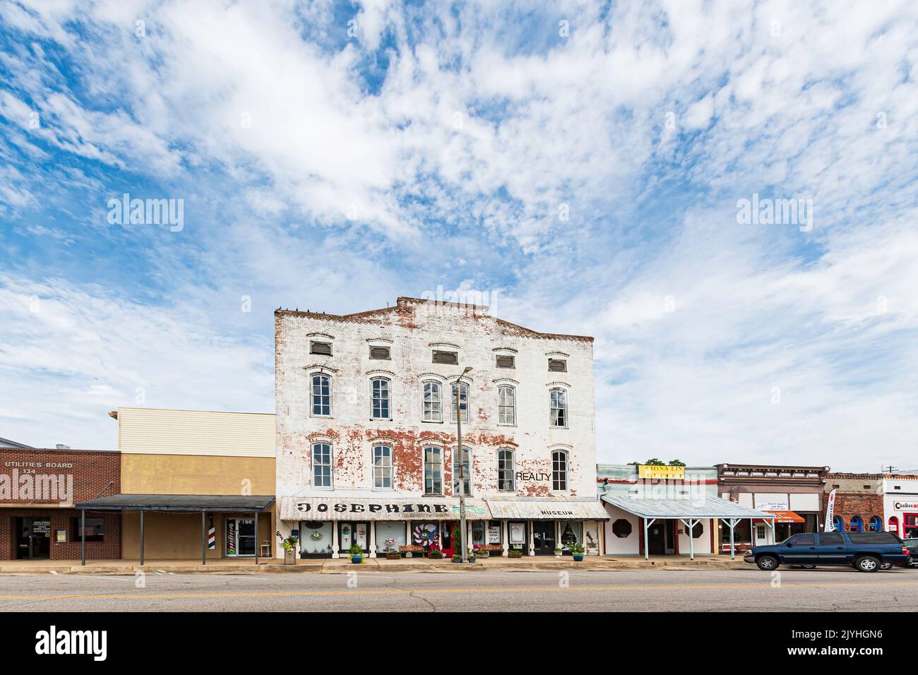 Union Springs, Alabama, EE.UU. 6 de septiembre de 2022 El antiguo edificio del hotel