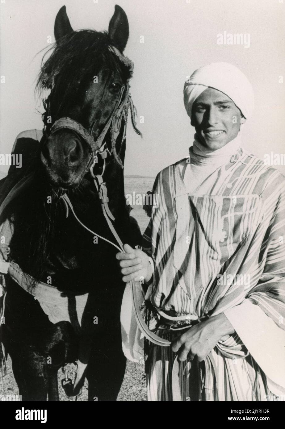 El actor estadounidense Vincent Spano en la película The Black Stallion Returns, USA 1983 Foto de stock