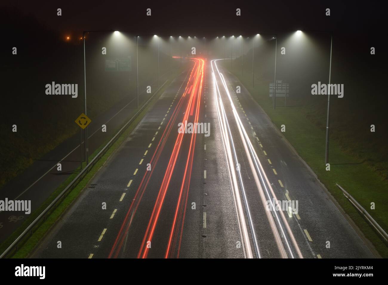 Carretera de circunvalación, Kilkenny, Irlanda Foto de stock