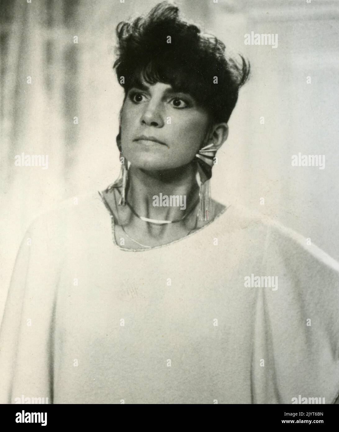 La actriz Mercades Ruehl en la película Casado con la Mob, USA 1988 Foto de stock