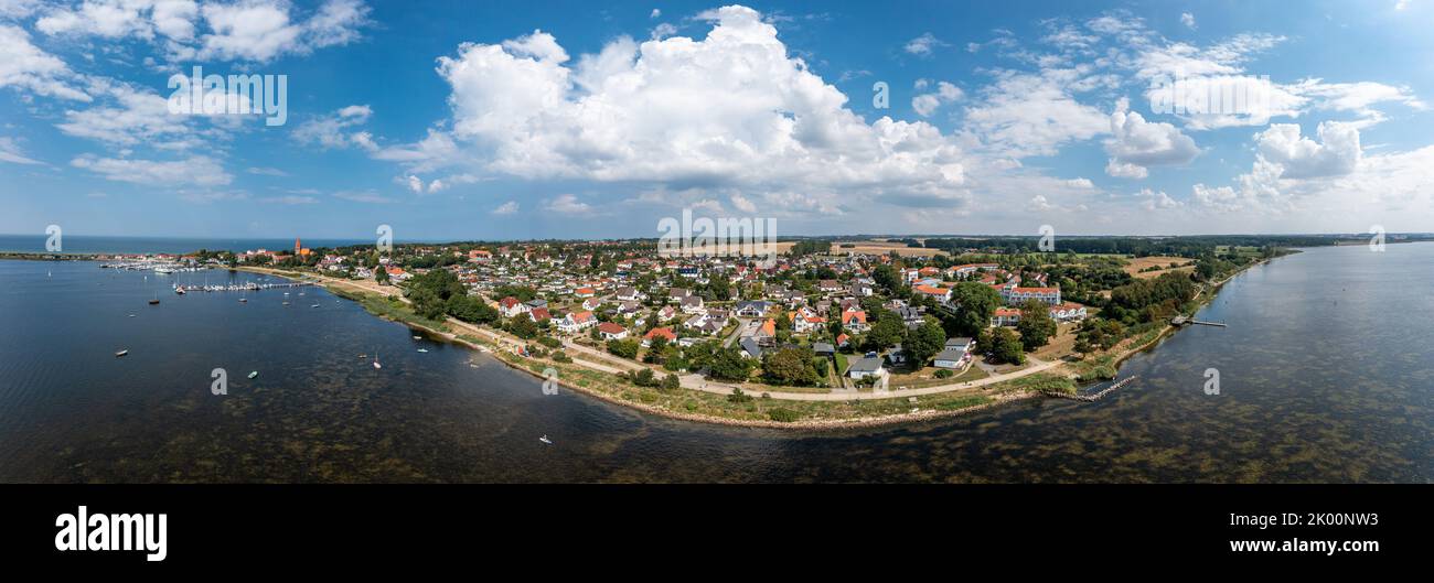 Blick über Rerik deutsche Ostsee Foto de stock