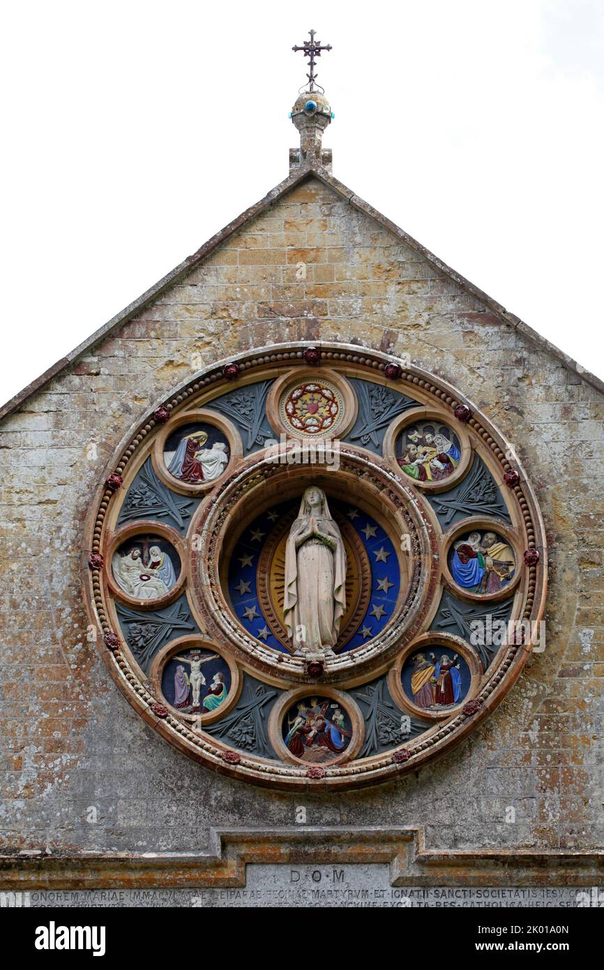 La Iglesia Católica de Nuestra Señora, Reina de los Mártires, San Ignacio, Chideock, Dorset, REINO UNIDO Foto de stock