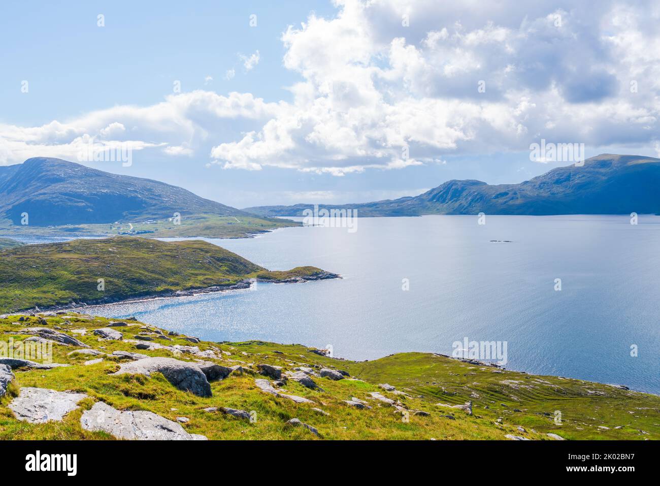 Isla de Lewis y Harris paisaje, Escocia, Reino Unido Foto de stock