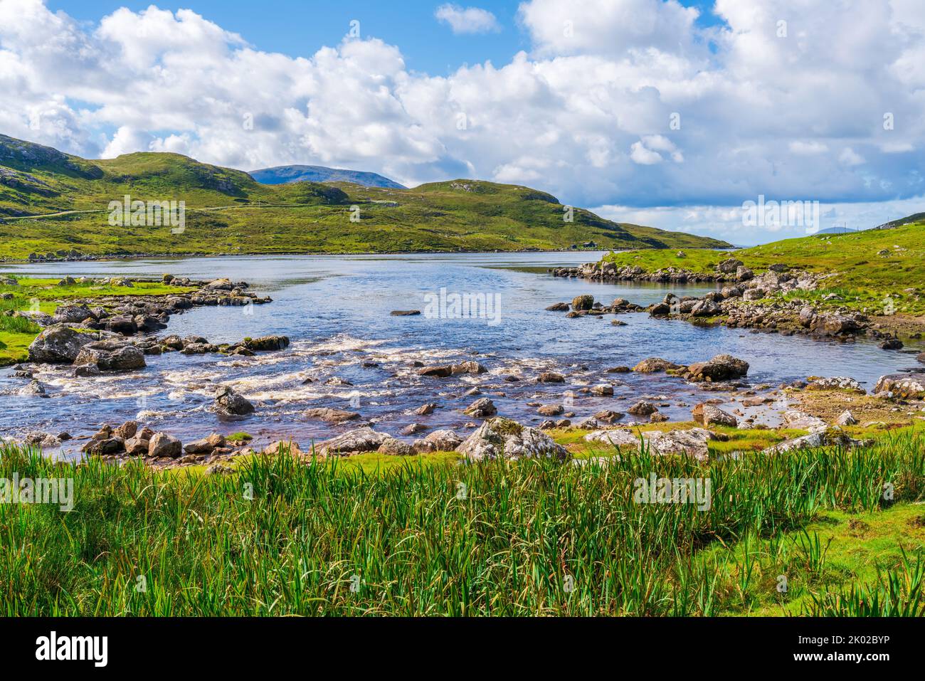 Isla de Lewis y Harris paisaje, Escocia, Reino Unido Foto de stock