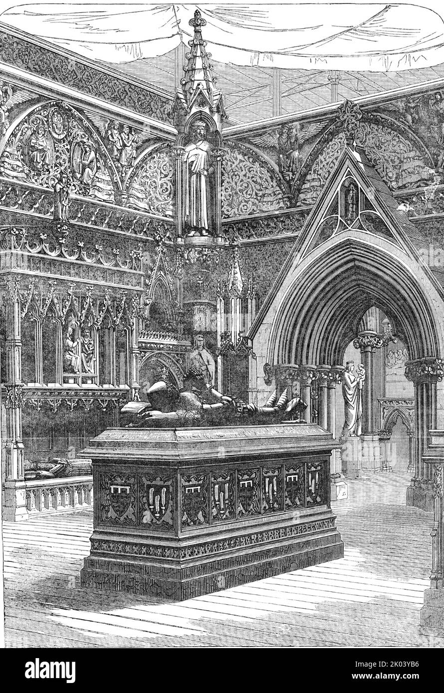 The English Medieval Court, en el Crystal Palace, Sydenham, [Londres