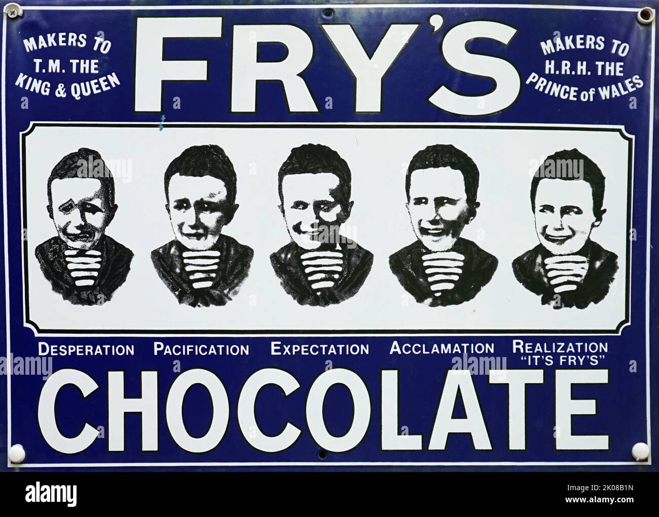 Publicidad para Fry's Chocolate. .J. S. Fry & Sons, Ltd., más conocida