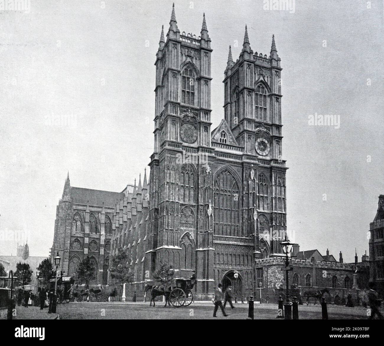 Fotografía de la época victoriana tardía en Londres, Inglaterra 1895. Foto de stock