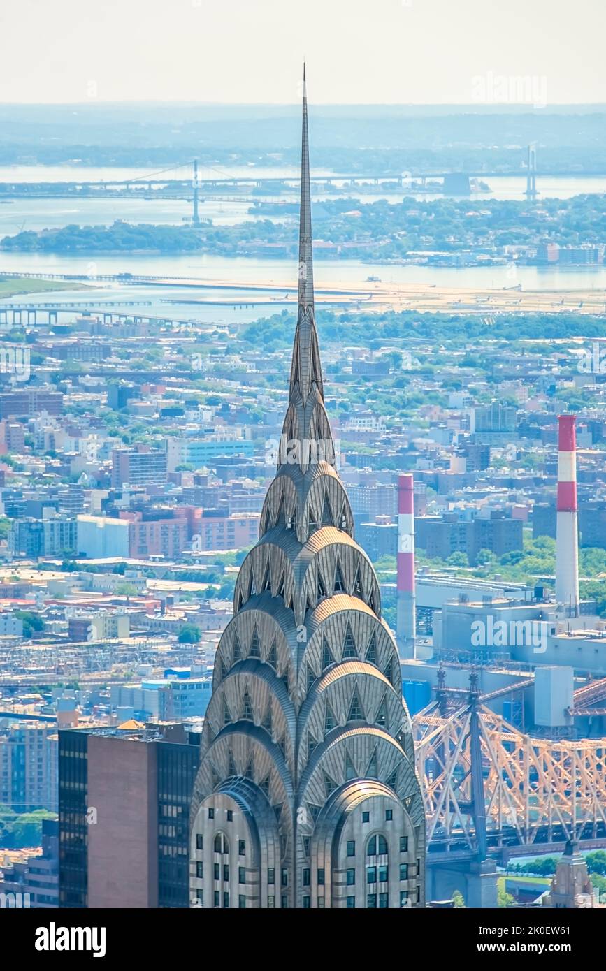 El edificio Chrysler en la Ciudad de Nueva York Foto de stock