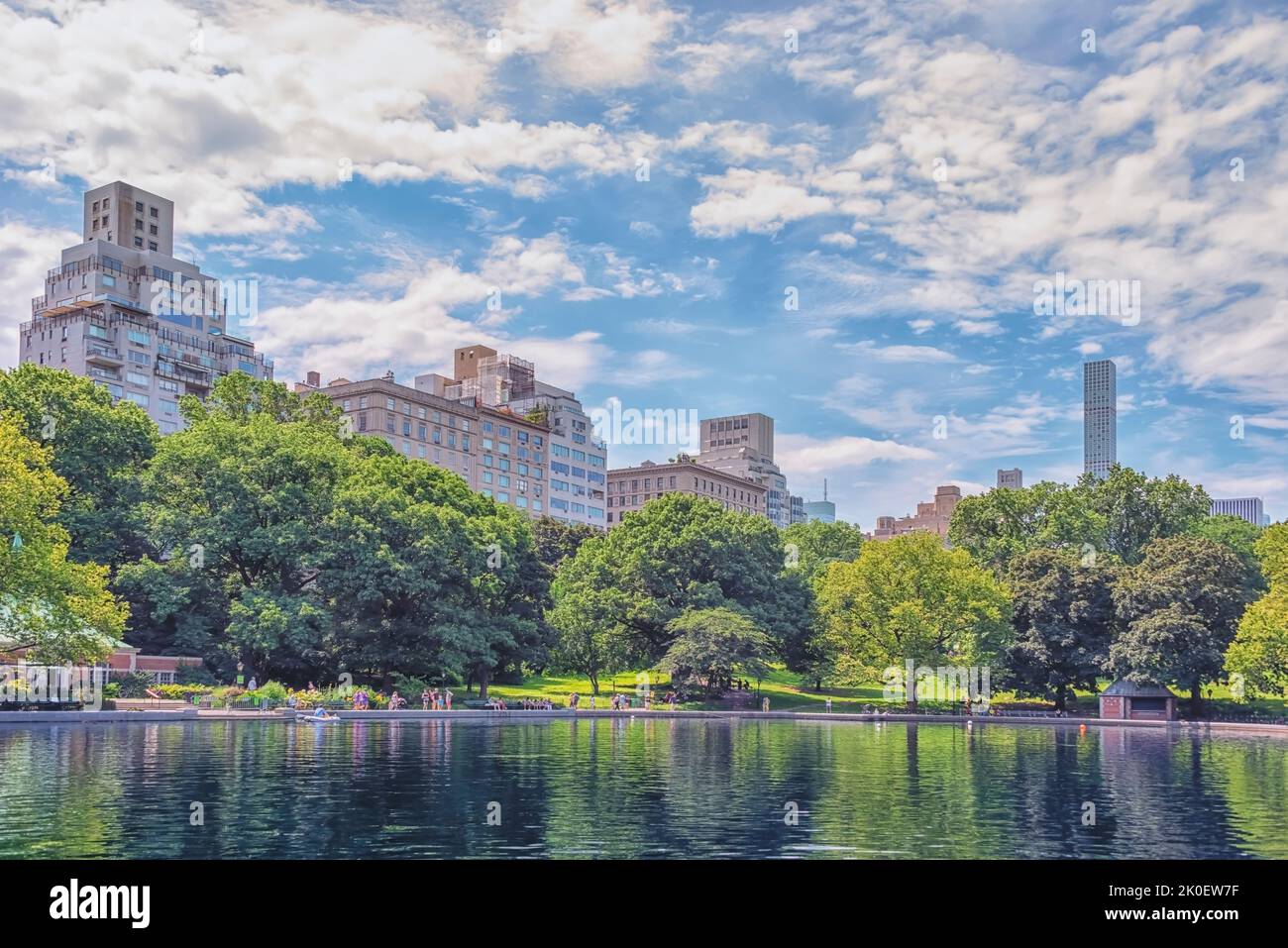 El Parque Central de la ciudad de Nueva York Foto de stock