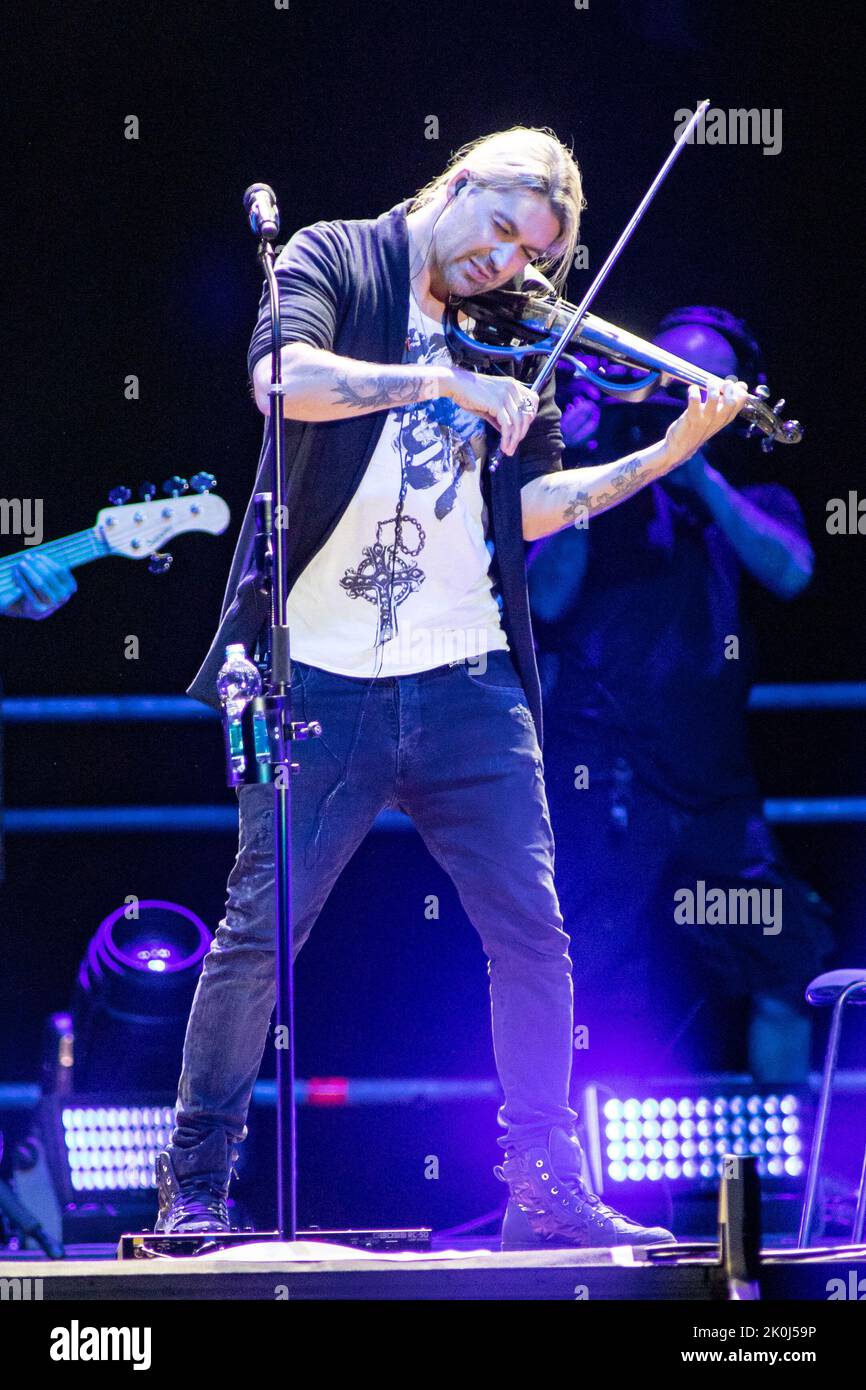 Milán Italia. 11 de septiembre de 2022. El violinista alemán David