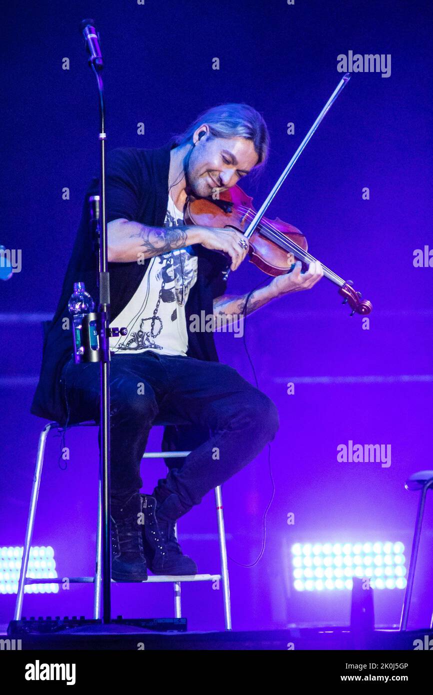 Milán Italia. 11 de septiembre de 2022. El violinista alemán David