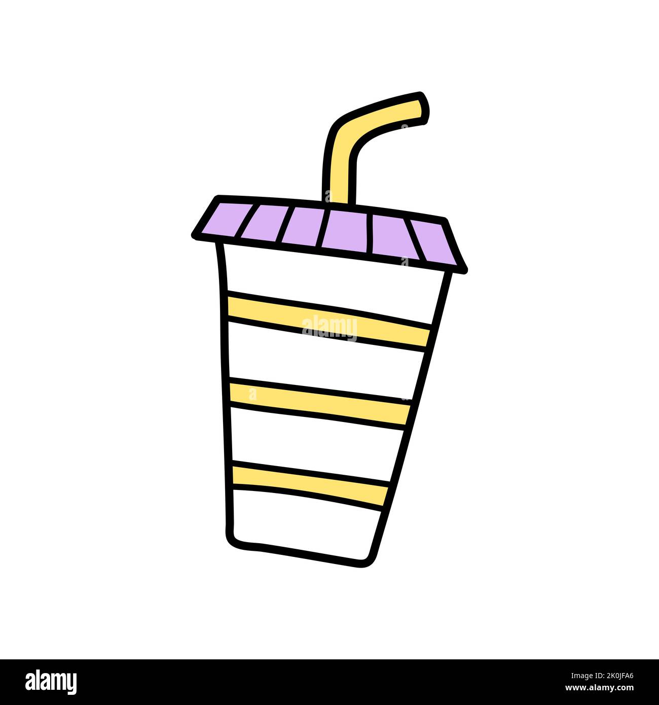 Plastic cup straw icon cartoon Imágenes recortadas de stock - Página 2 -  Alamy