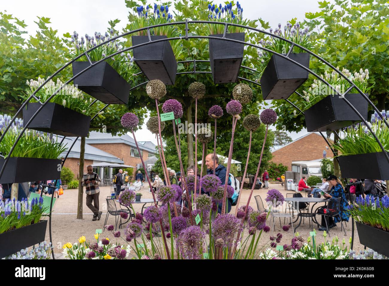 RHS Garden Wisley Flower Show 2022 de septiembre, un evento anual de horticultura en Surrey, Inglaterra, Reino Unido Foto de stock