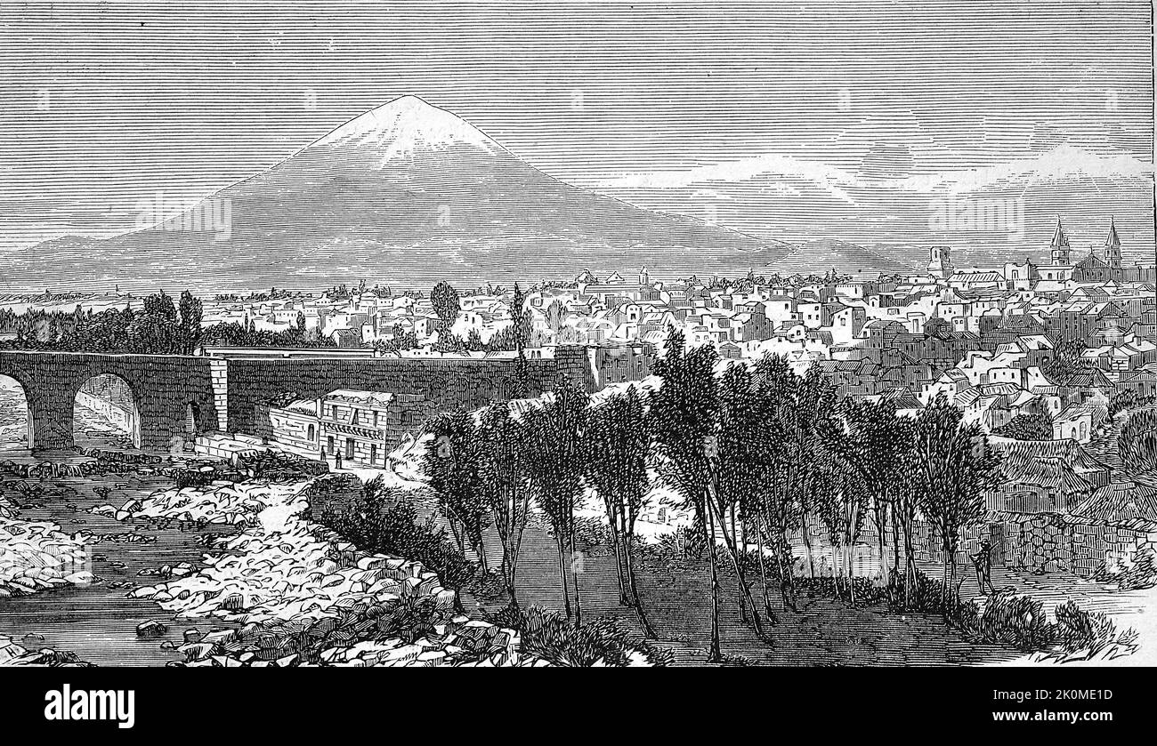 Arequipa, die Hauptstadt der gleichnamigen Region Arequipa im Süden des