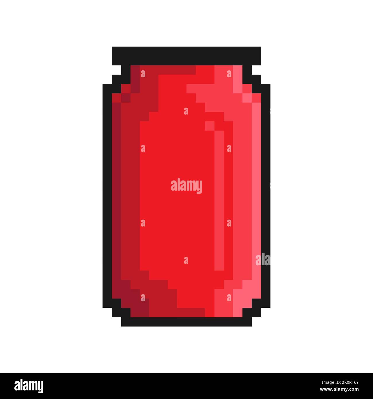 Icono de Pixel, lata de aluminio para refrescos. Guardar cócteles y