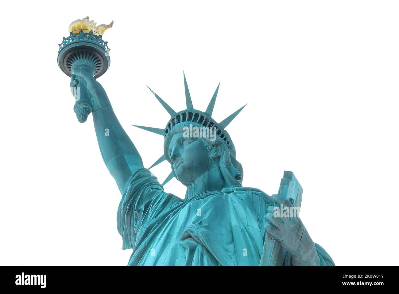 La Estatua de la Libertad, símbolo americano, Nueva York, EE.UU. Foto de stock