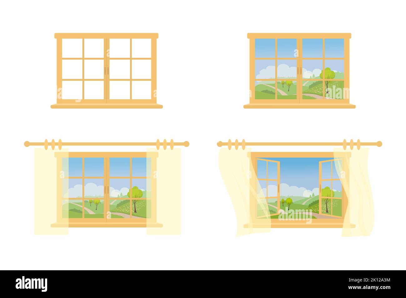 Ventanas abiertas paisaje Imágenes recortadas de stock - Alamy Ventanas abiertas paisaje Imágenes recortadas de stock - Alamy