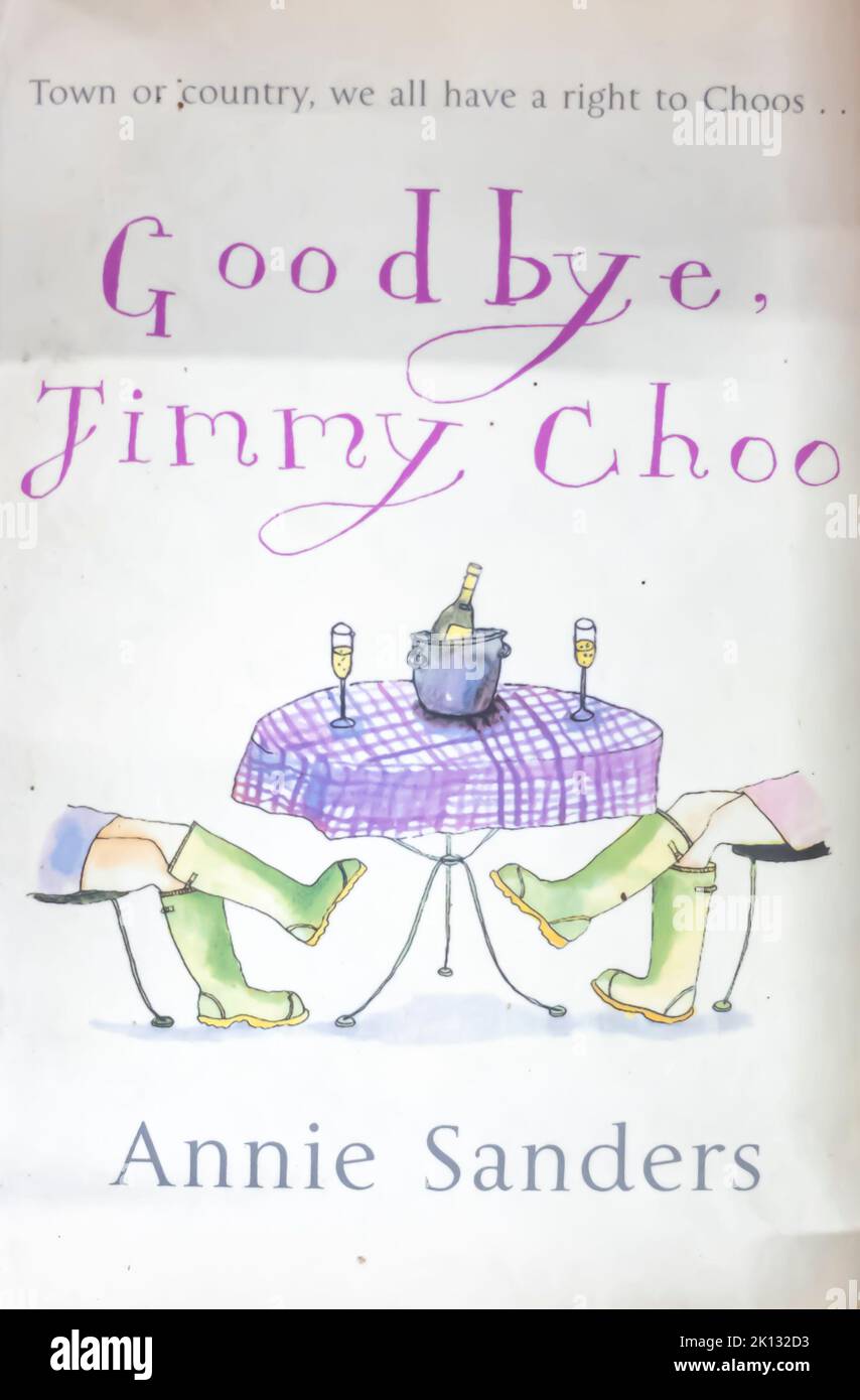 Adiós, Jimmy Choo Libro por Annie Sanders. 2004 Foto de stock