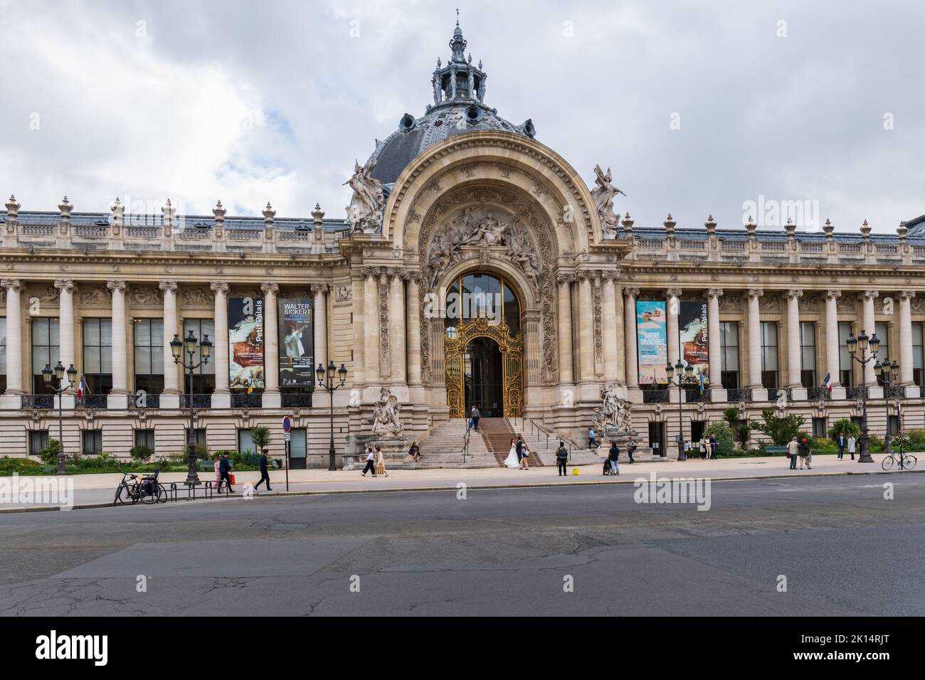 El Petit Palais también conocido como el Museo de Bellas Artes de la Ciudad de París, distrito 8th, París, Francia Foto de stock