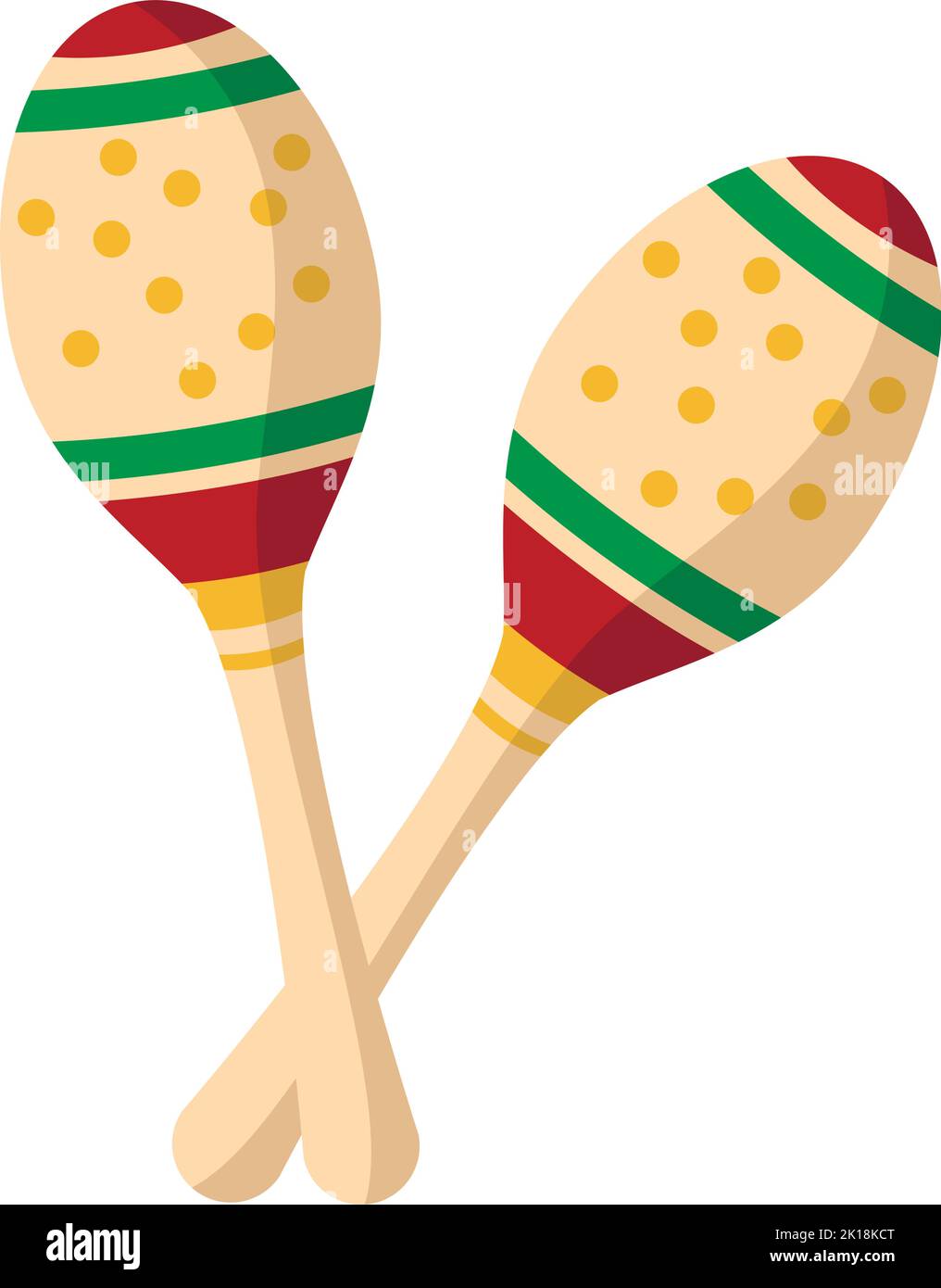 Icono De Maracas, Estilo De Dibujos Animados Vector De Stock 3363751