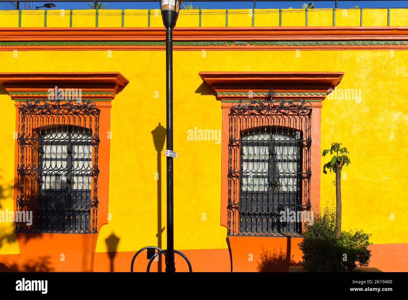 Arquitectura colonial, Oaxaca de Juárez, México Foto de stock