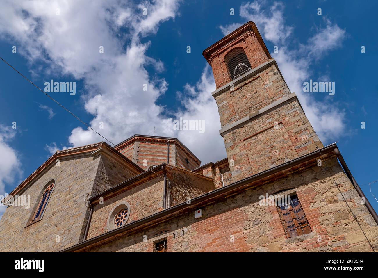 Iglesia Parroquial de Santa Maria Maddalena, Tuoro sul Trasimeno, Perugia, Italia Foto de stock
