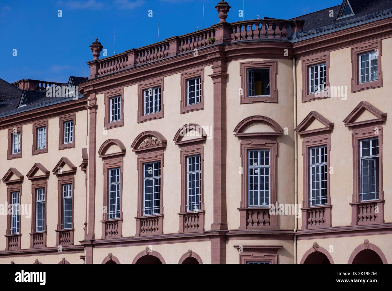 Palacio de Mannheim (Mannheimer Schloss), Mannheim, Alemania Foto de stock
