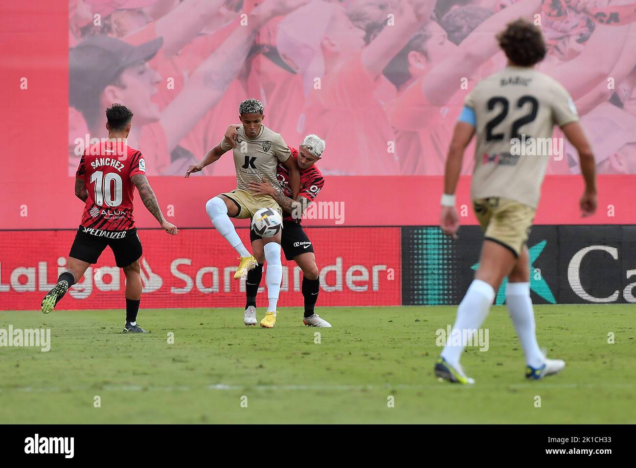 Mallorca, España. 17th de Sep de 2022. La LIGA Español Partido de fútbol de La Liga Mallorca vs Almeria en el Estadio Son Moix, Mallorca 17 Septiembre, 2022 900/CORDON Press Crédito: CORDON PRESS/Alamy Live News Foto de stock