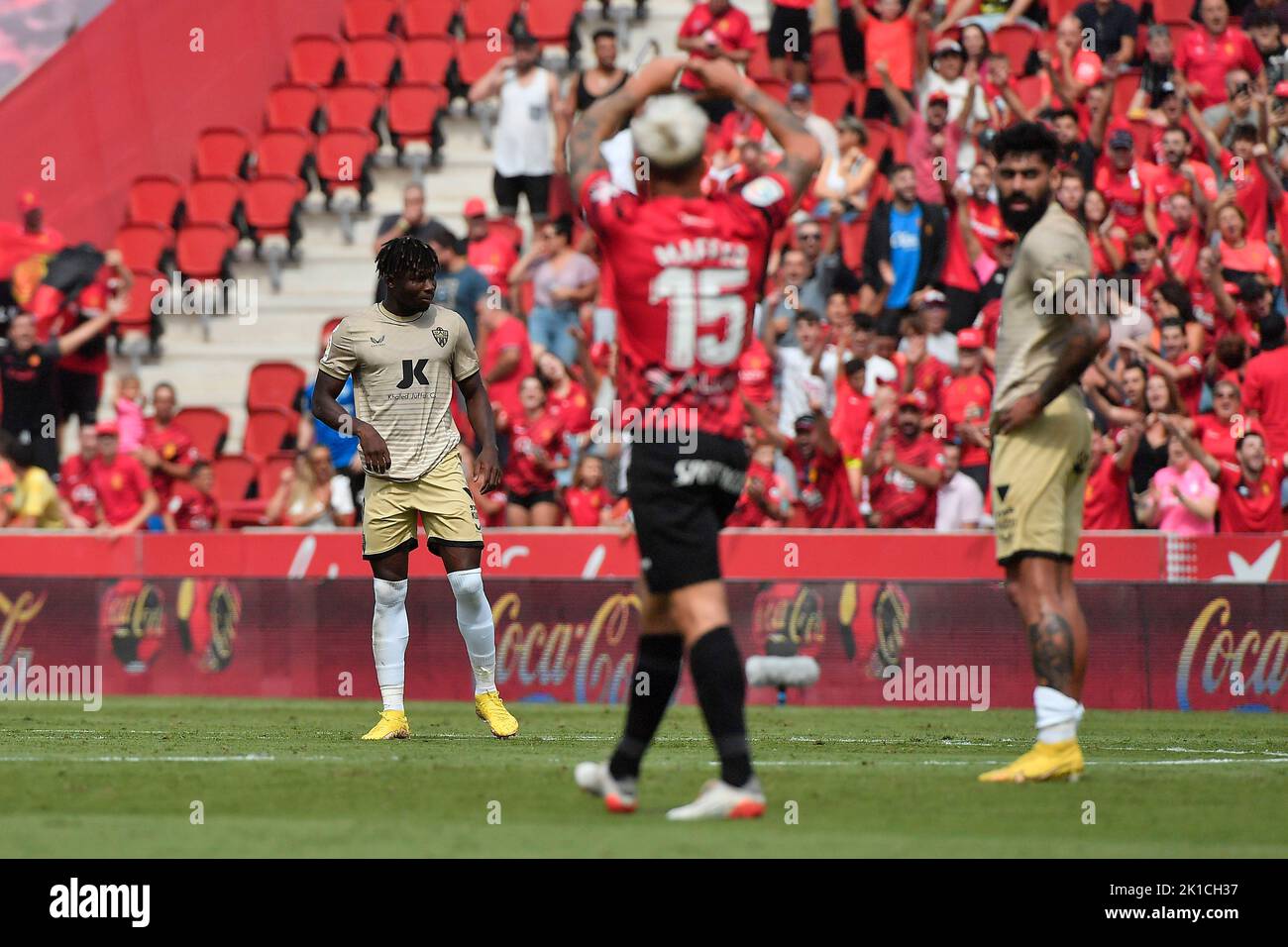 Mallorca, España. 17th de Sep de 2022. La LIGA Español Partido de fútbol de La Liga Mallorca vs Almeria en el Estadio Son Moix, Mallorca 17 Septiembre, 2022 900/CORDON Press Crédito: CORDON PRESS/Alamy Live News Foto de stock