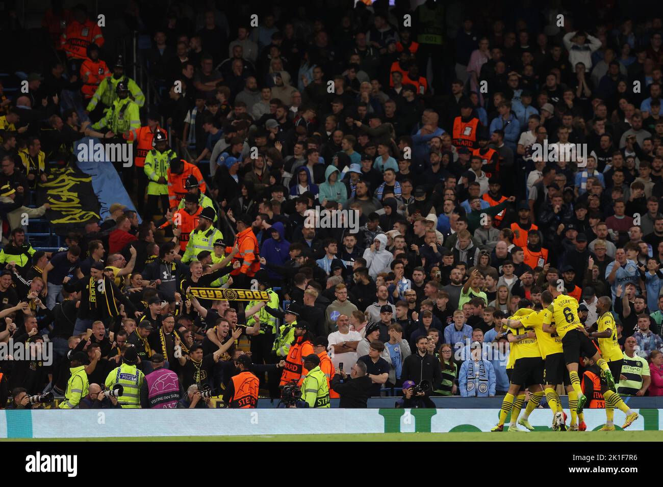 Manchester City contra Borussia Dortmund, UEFA Champions League, Grupo G, Etihad Stadium, Manchester, Reino Unido 14 de septiembre de 2022 Foto de stock