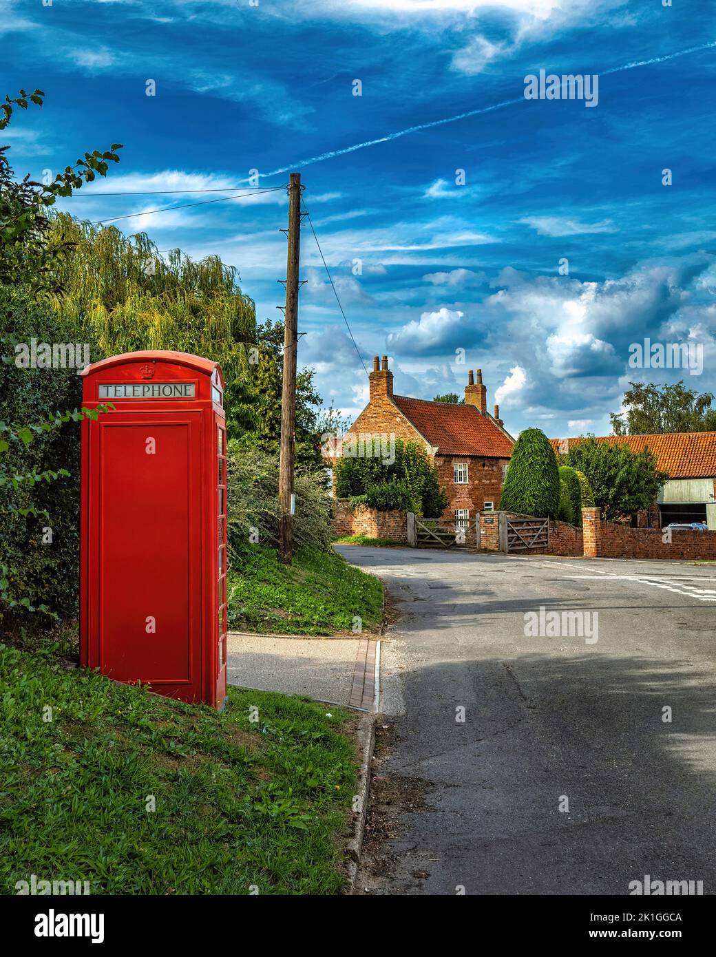 Situado en North Nottinghamshire Scooby es un pueblo muy pintoresco lleno de encanto inglés antiguo. Foto de stock