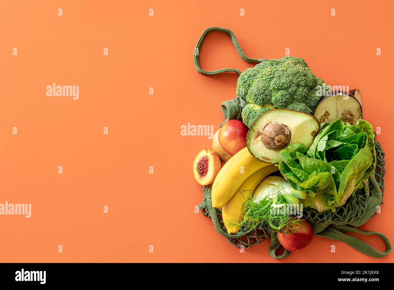 Verduras frescas y frutas de fondo Fotografía de stock - Alamy