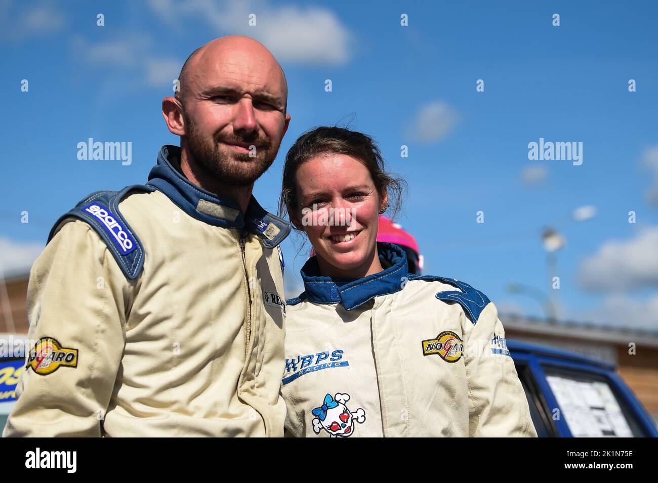116 HUZET Mickael, Renault 5 GT Turbo, retrato, 316 MOULIA Amélie