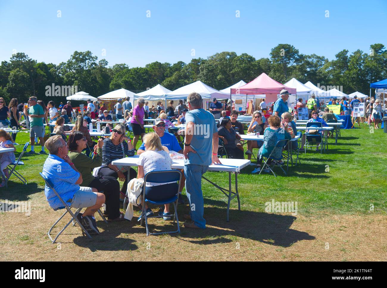 El festival anual de arándanos en Harwich, Massachusetts en Cape Cod, EE.UU Foto de stock