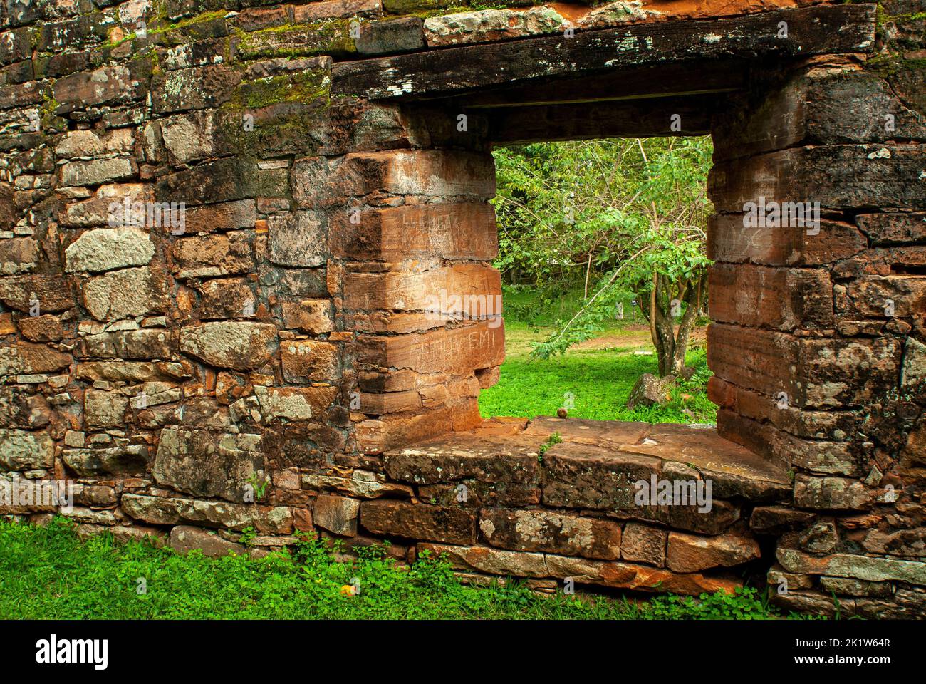 Las ruinas de la Mini Misión Jesuítica de San Ignacio, del siglo XVII