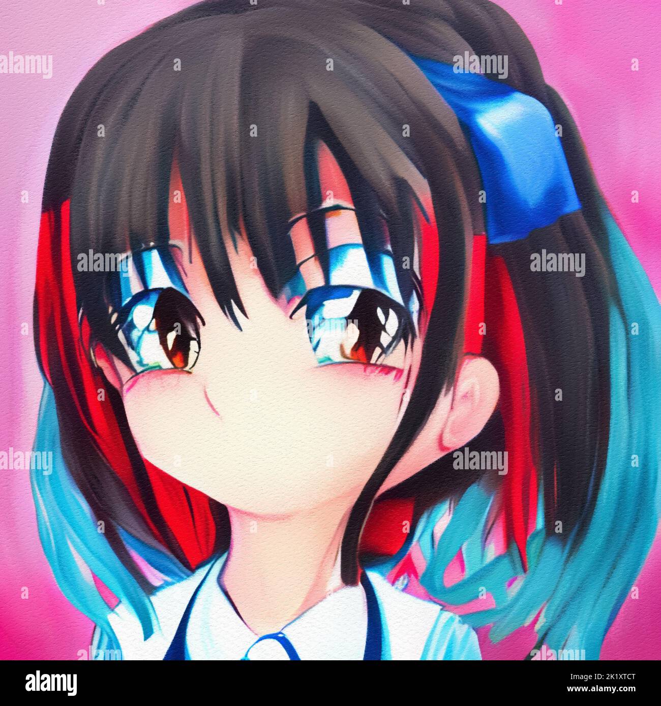 Menina Loira De Anime Usando Uniforme Escolar Japonês Ilustração do Vetor -  Ilustração de alegre, escola: 200954924