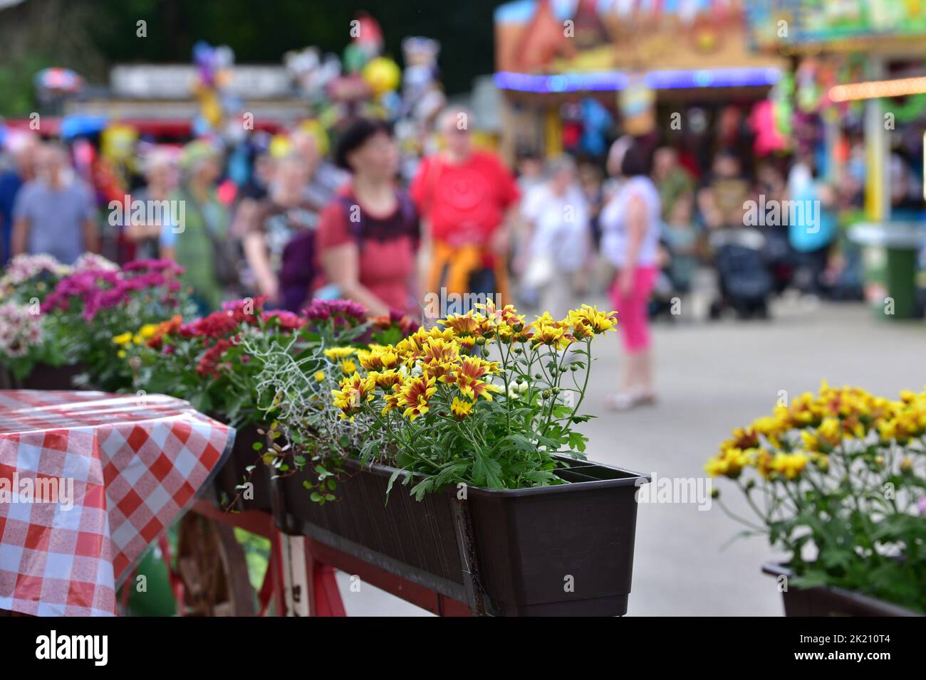 Festival Folk de Nuremberg, el segundo festival folclórico más grande de Baviera Foto de stock