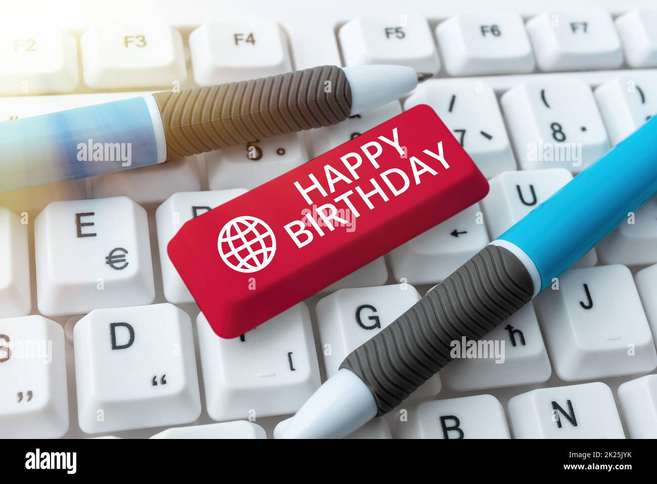 Texto que muestra Inspiration Feliz cumpleaños. Concepto Significado El