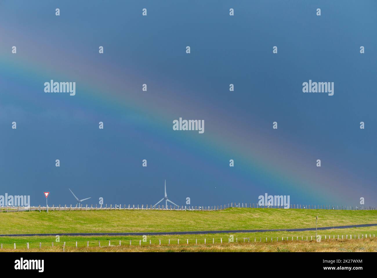 Península Nordstrand, Frisia del Norte, Schleswig-Holstein, Alemania del Norte, Foto de stock