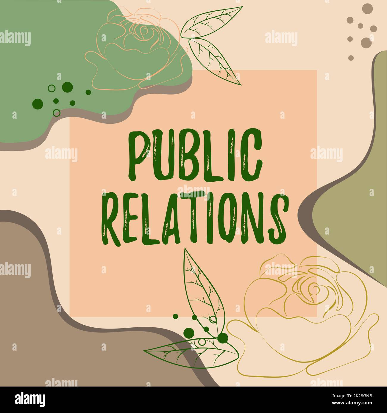 Texto que muestra inspiración Relaciones públicas. Concepto de Práctica de manejar la