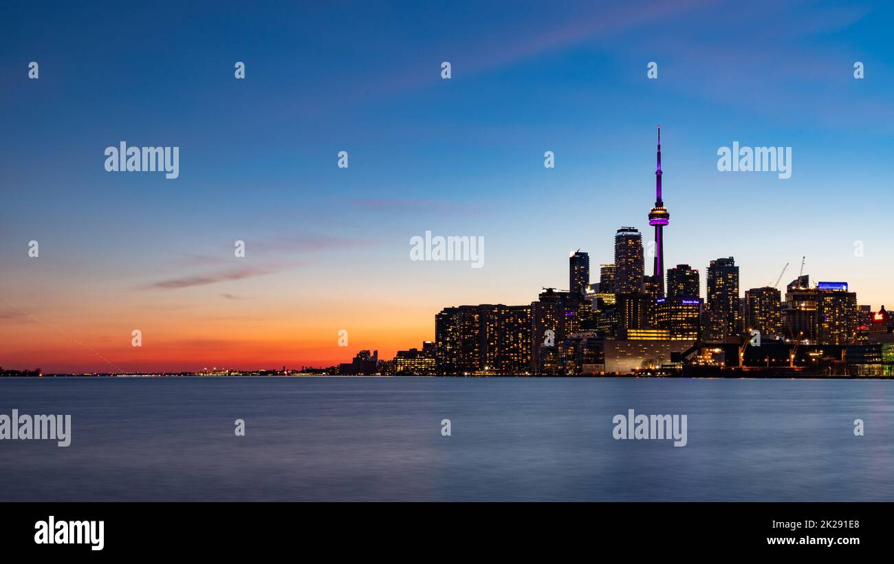 Toronto Sunset IV Foto de stock