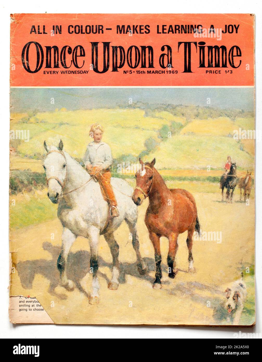 1960s Edición de Once Upon A Time Childrens Magazine Foto de stock