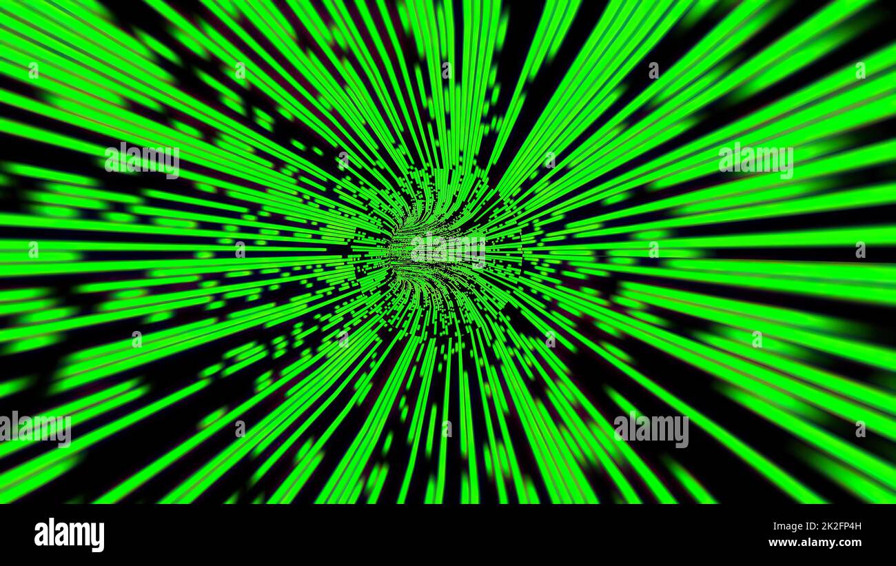 Conducción a través del túnel de píxeles digitales de flujo de bits